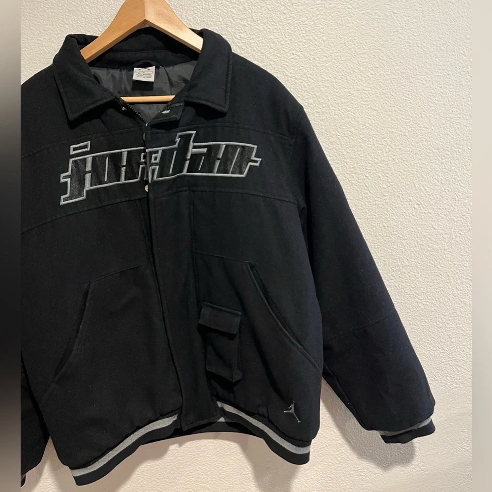 Vt 90s Air Jordan Varsity Wool Jacket 23 OG Embroidered Bomber Jacket M/XL